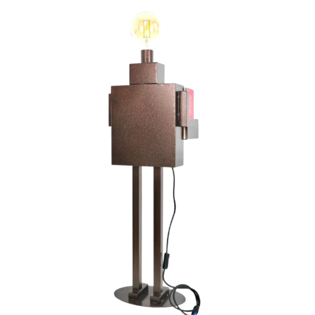 Robot Lampada - Bronzo